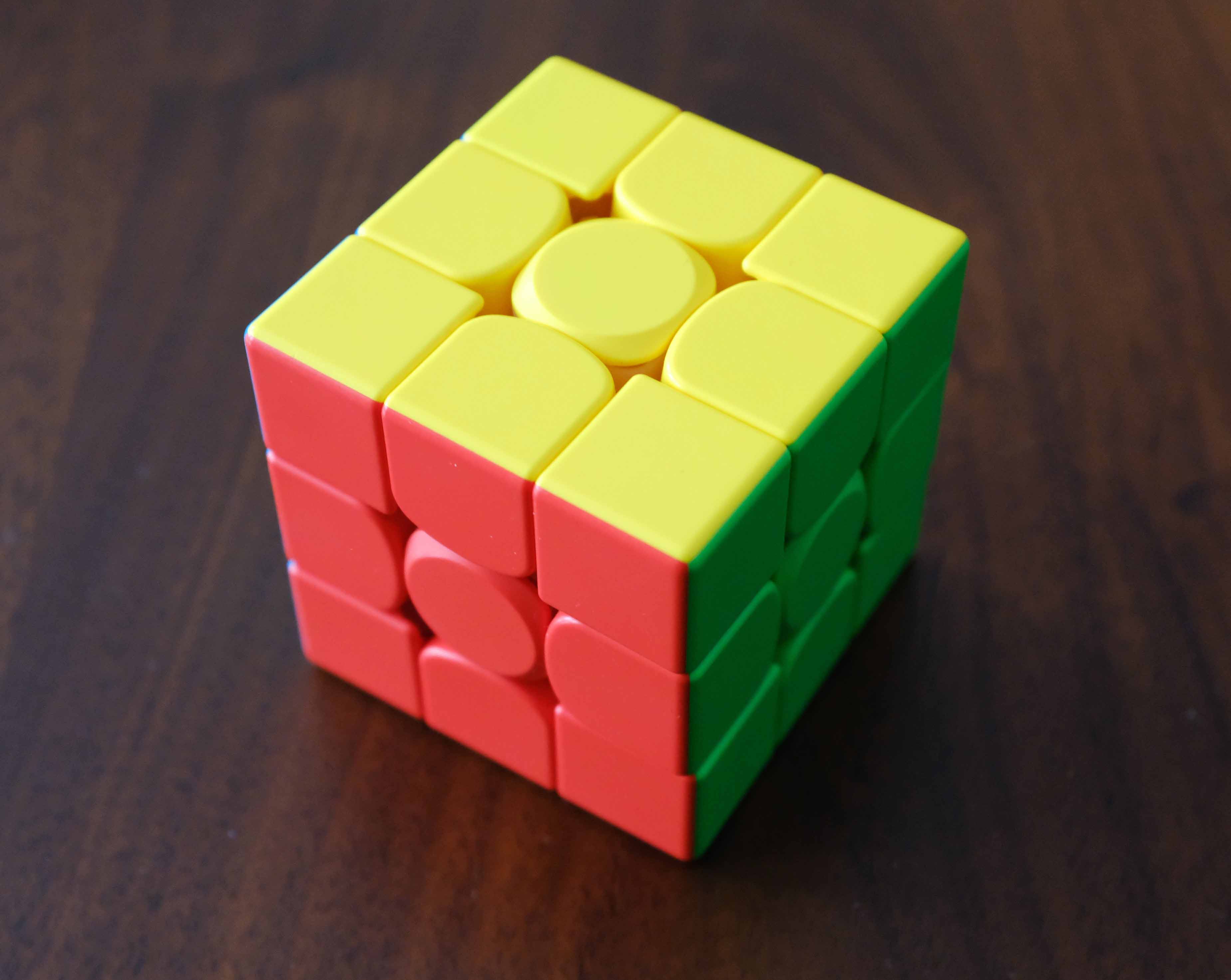 Completed Rubik's cube